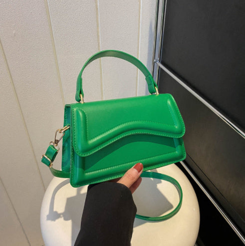 Ladies Leather Handbag - Elegant Structured Mini Tote