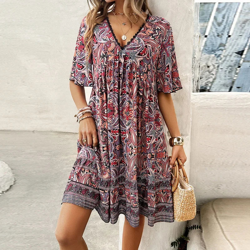 Women's casual dress - loose fit lightweight everyday wear, versatile style