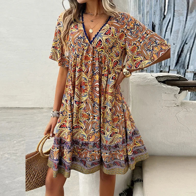 Women's casual dress - loose fit lightweight everyday wear, versatile style