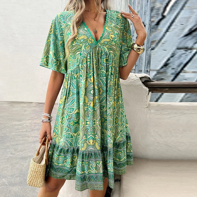 Women's casual dress - loose fit lightweight everyday wear, versatile style
