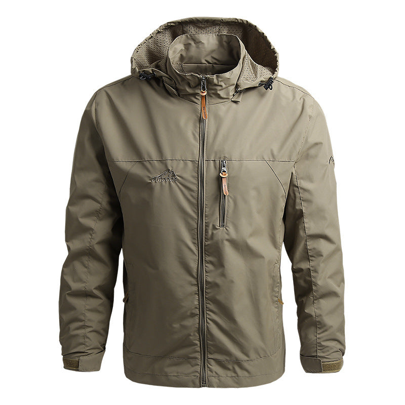 Women'S Lightweight Outdoor Summer Jacket – Windproof – Hooded – Zipper Pockets