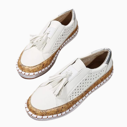 Women'S Slip-On Espadrille Sneakers – Canvas Casual Shoes With Tassel Detail – 5 Colours