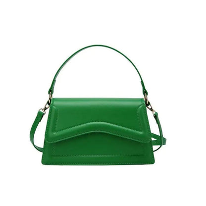 Ladies Leather Handbag - Elegant Structured Mini Tote