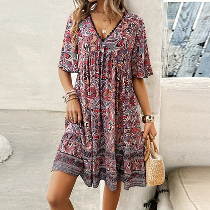 Women's casual dress - loose fit lightweight everyday wear, versatile style