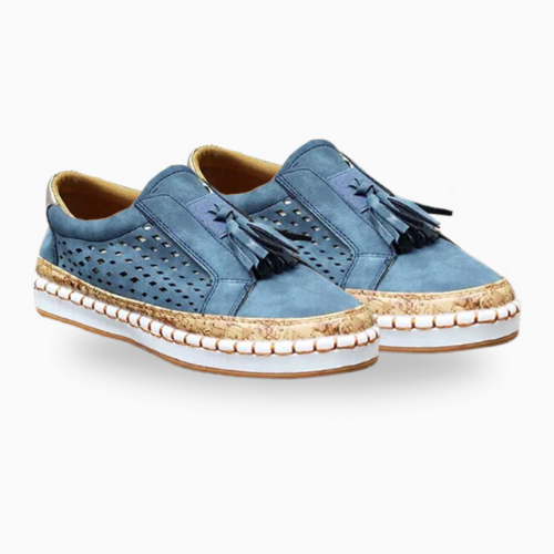 Women'S Slip-On Espadrille Sneakers – Canvas Casual Shoes With Tassel Detail – 5 Colours