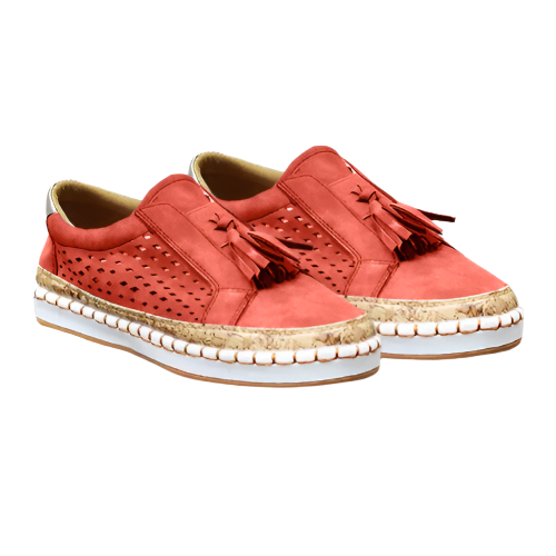 Women'S Slip-On Espadrille Sneakers – Canvas Casual Shoes With Tassel Detail – 5 Colours