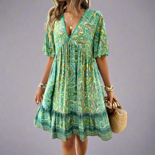 Women's casual dress - loose fit lightweight everyday wear, versatile style