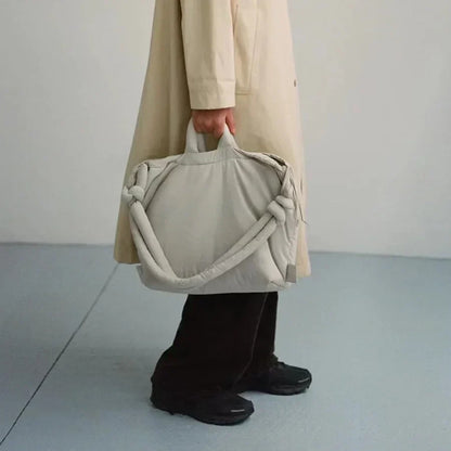 Women's practical tote bag - spacious padded handbag for everyday use
